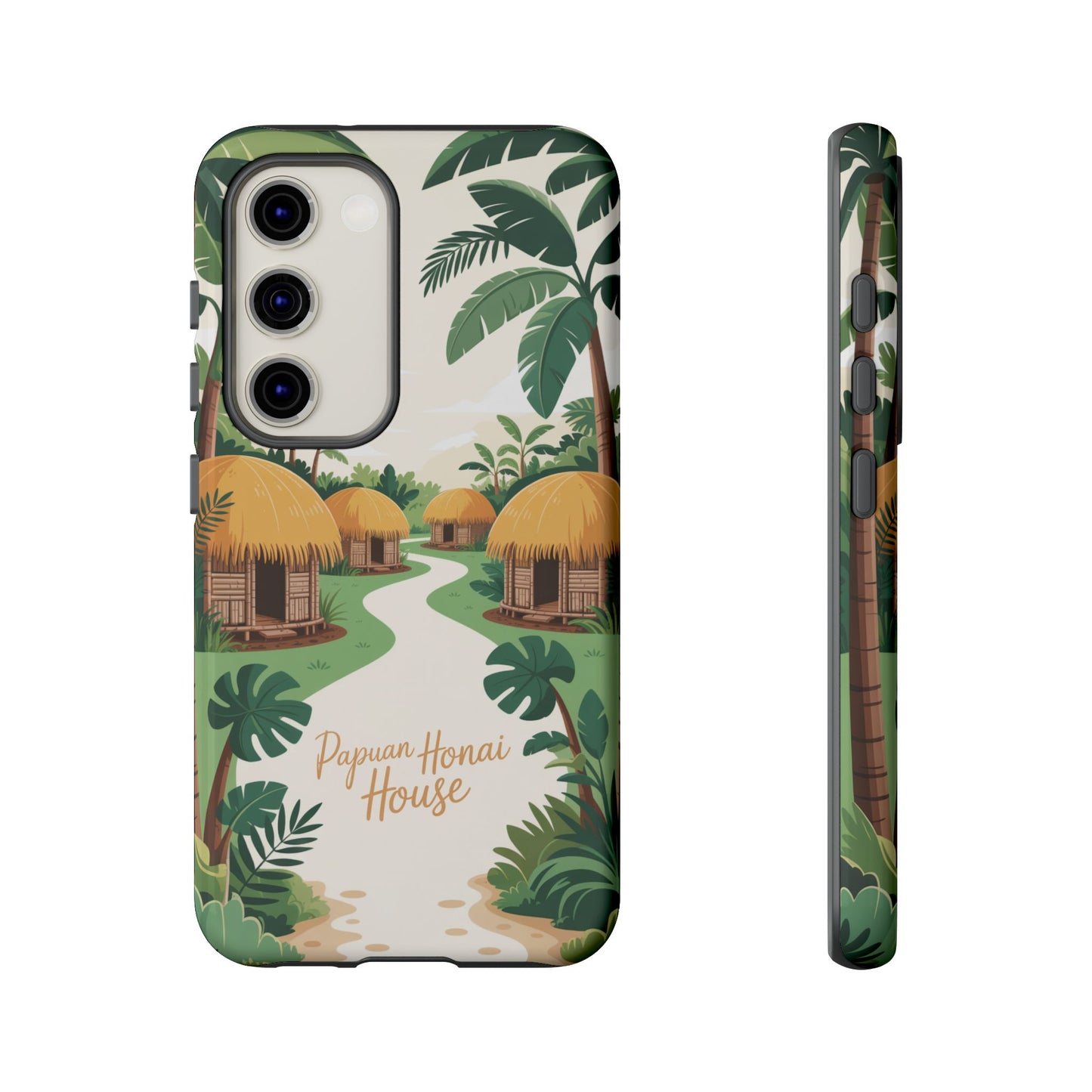 Papuan Honai House Design - 2 - Phone Case