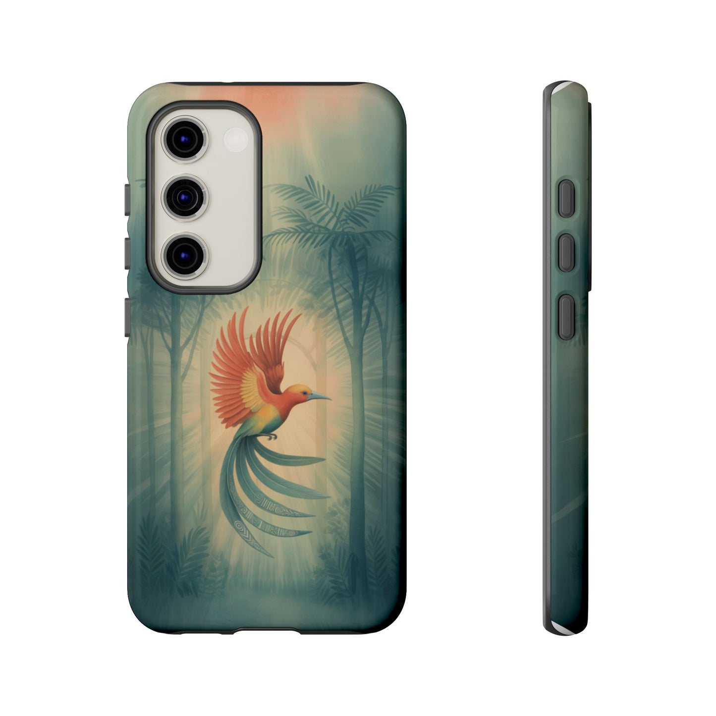 Bird Of Paradise Retro - Phone Case
