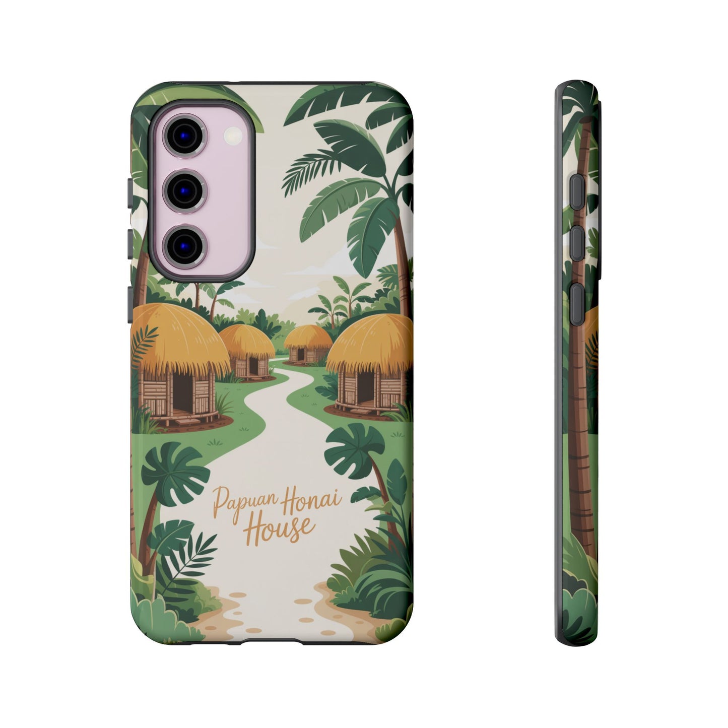 Papuan Honai House Design - 2 - Phone Case