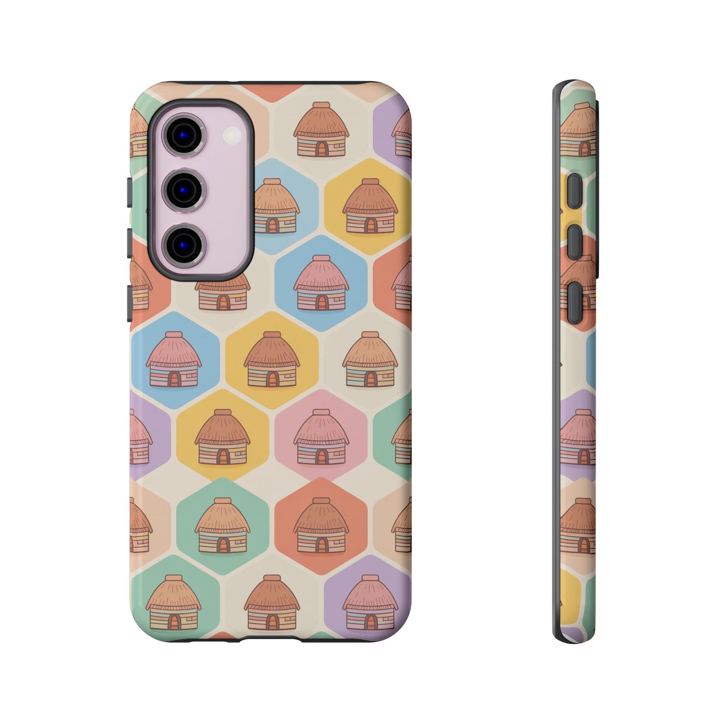 Honai Houses Pattern - Phone Cases
