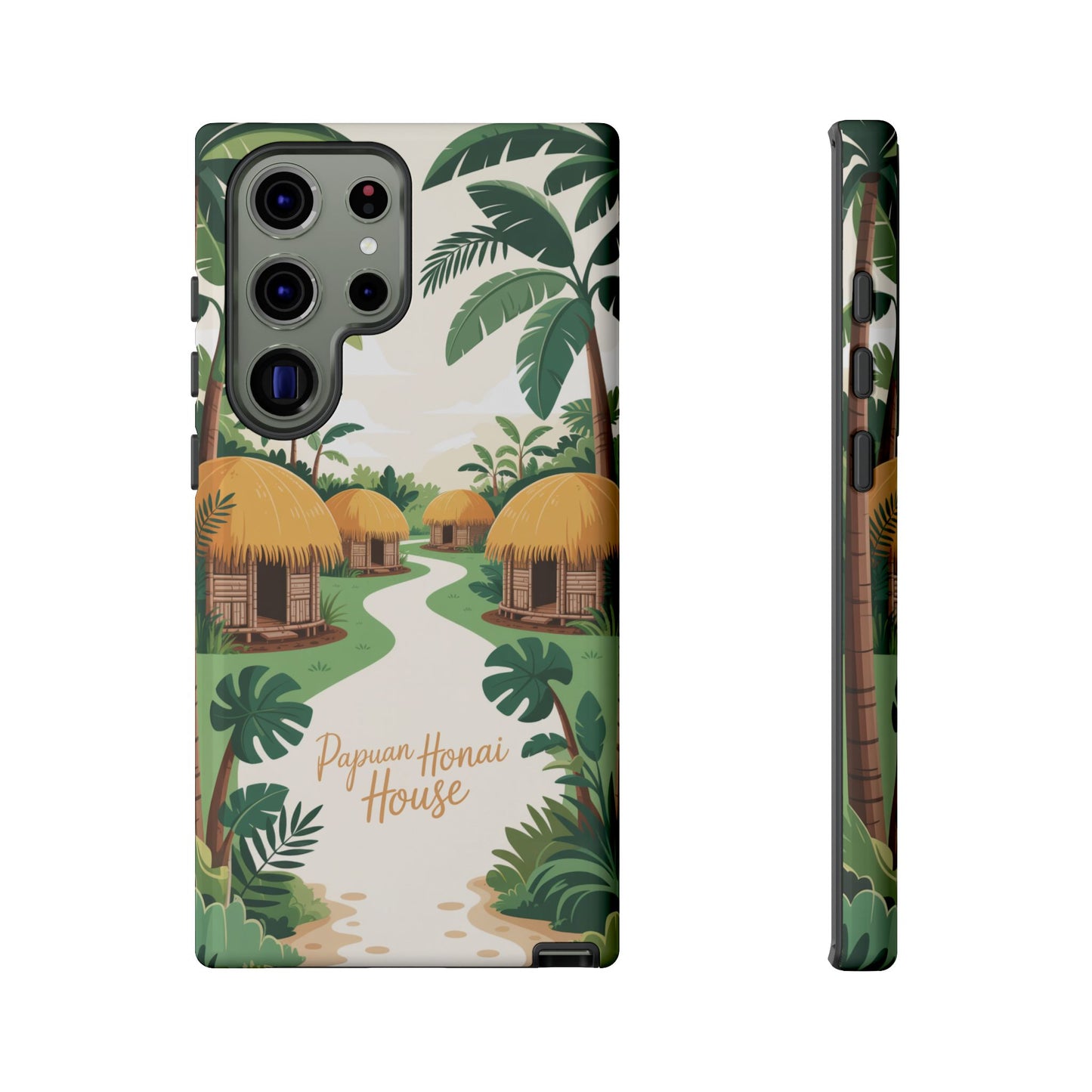 Papuan Honai House Design - 2 - Phone Case