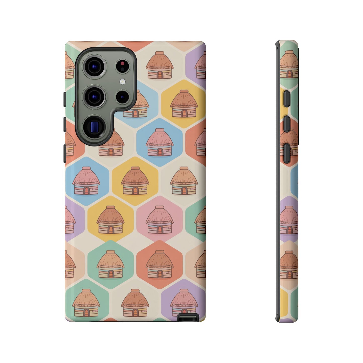 Honai Houses Pattern - Phone Cases