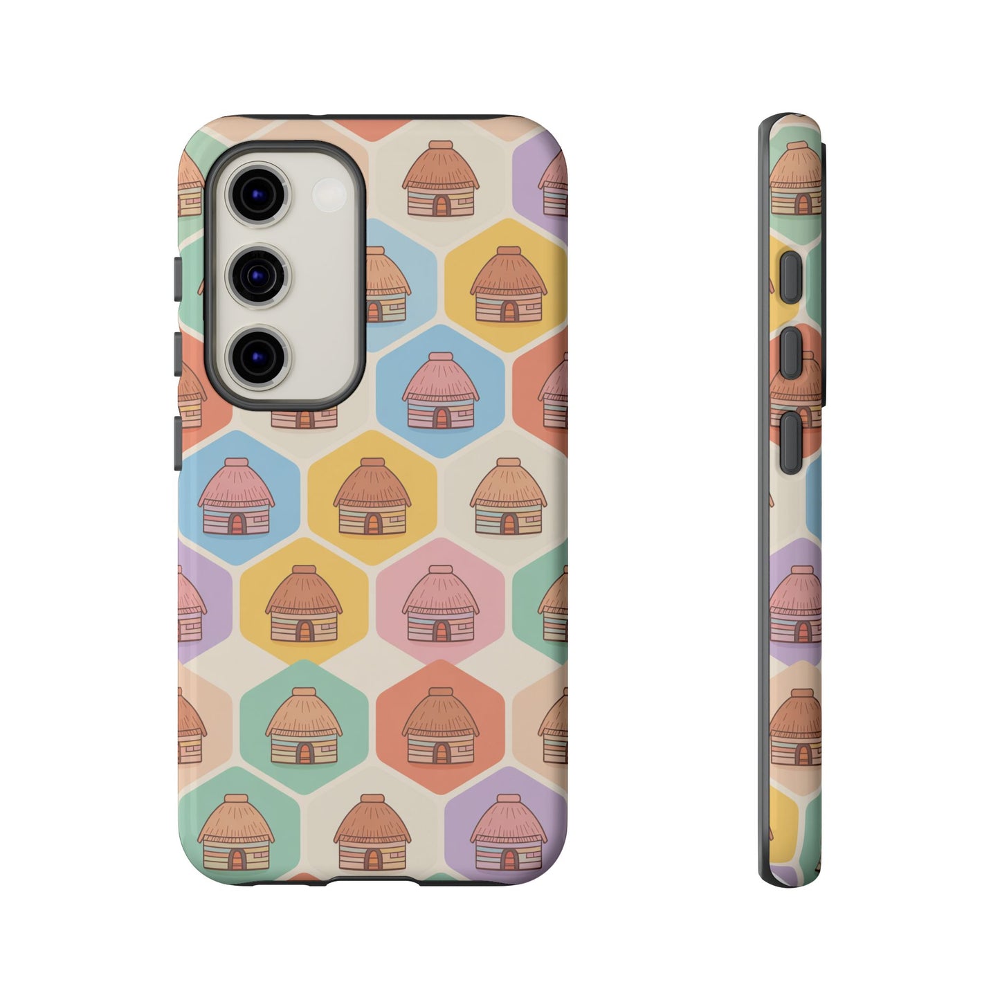 Honai Houses Pattern - Phone Cases