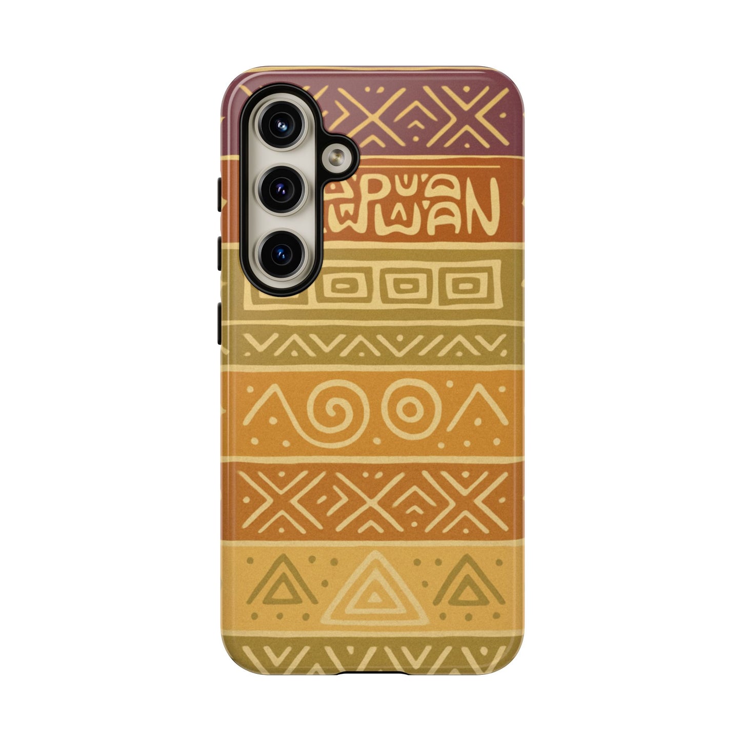 Soft Tribal Design, Papuan Culture - Phone Case