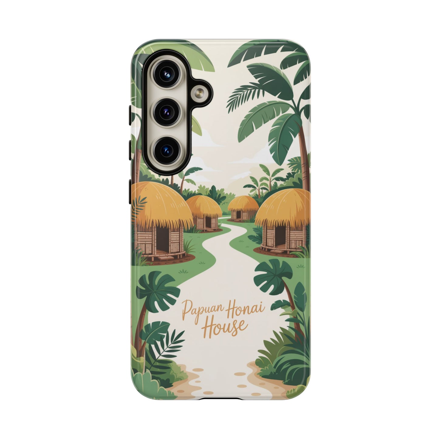 Papuan Honai House Design - 2 - Phone Case