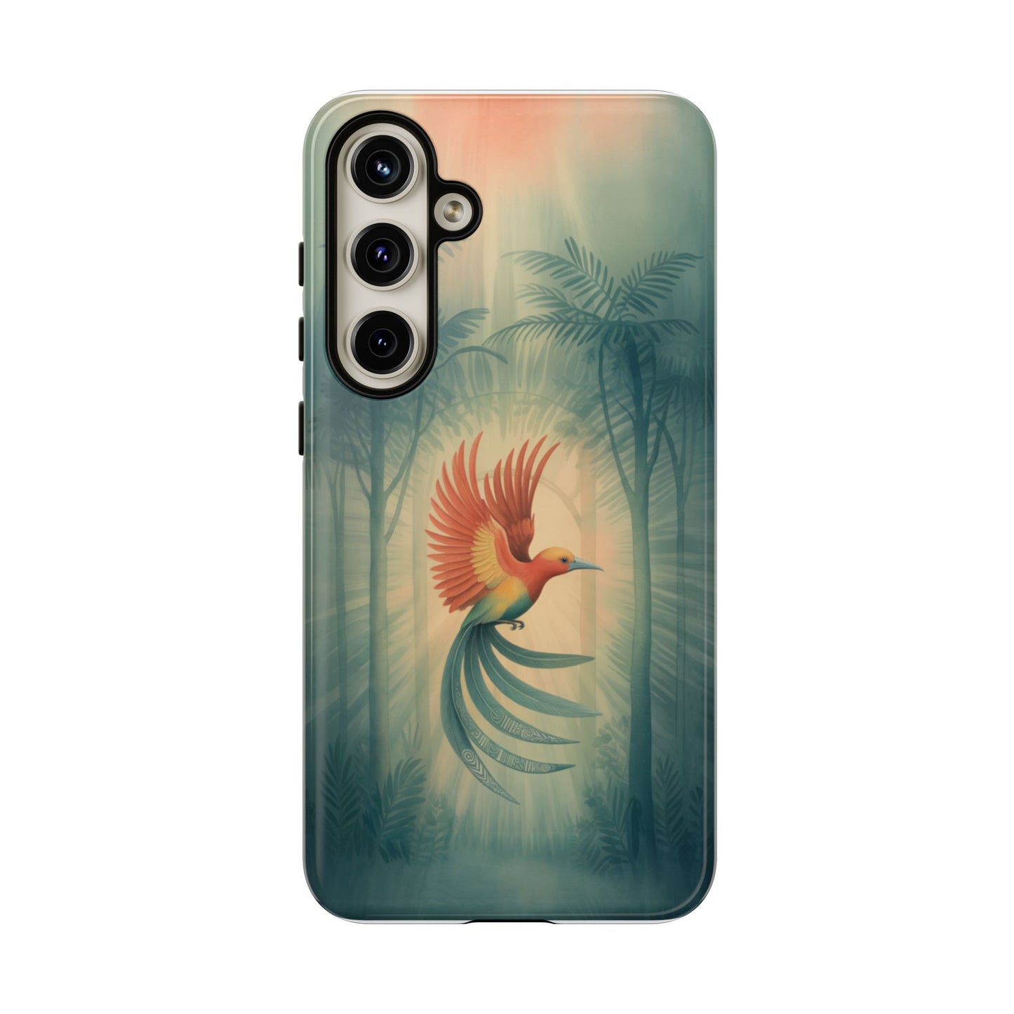 Bird Of Paradise Retro - Phone Case