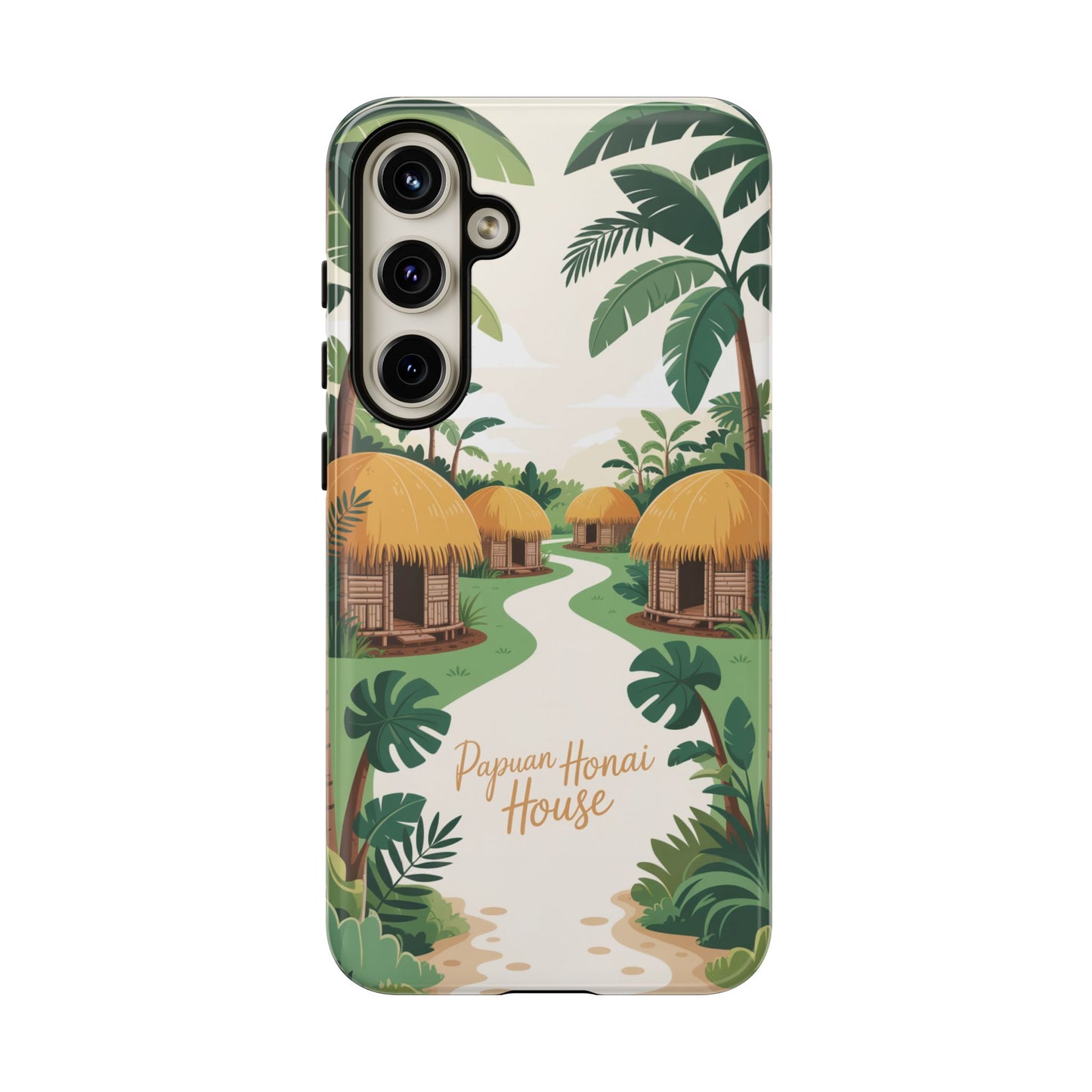 Papuan Honai House Design - 2 - Phone Case