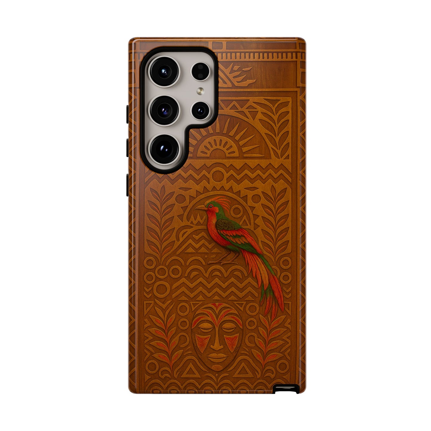 Phone Case - Raggiana and Traditional Mask Tough Case