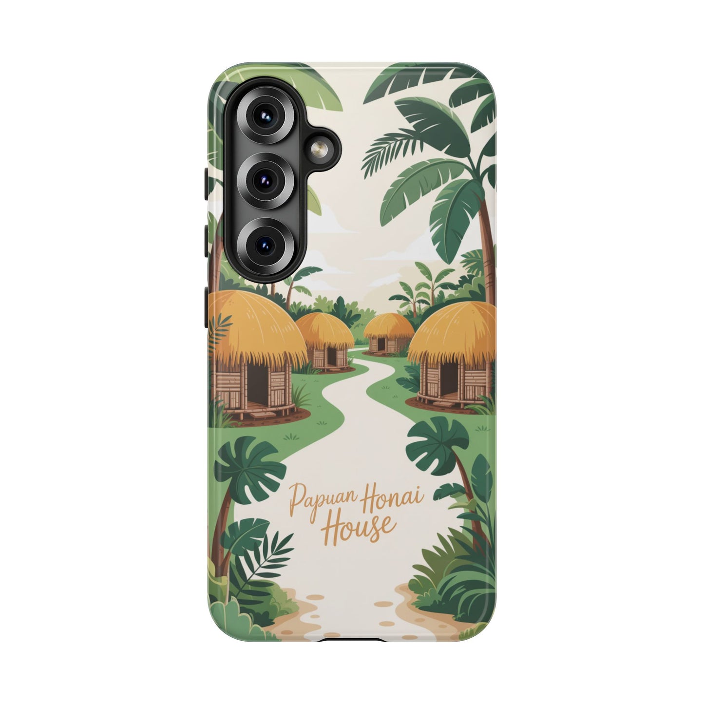 Papuan Honai House Design - 2 - Phone Case
