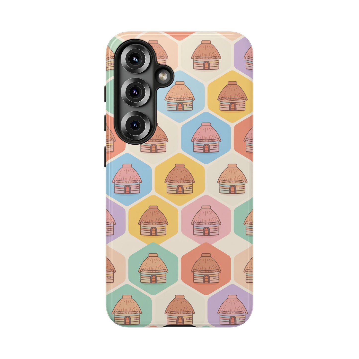 Honai Houses Pattern - Phone Cases