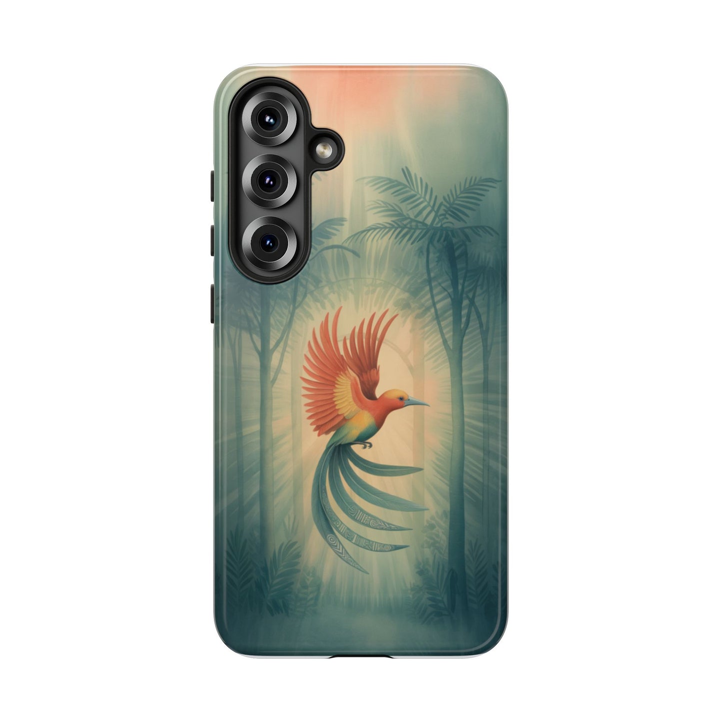 Bird Of Paradise Retro - Phone Case