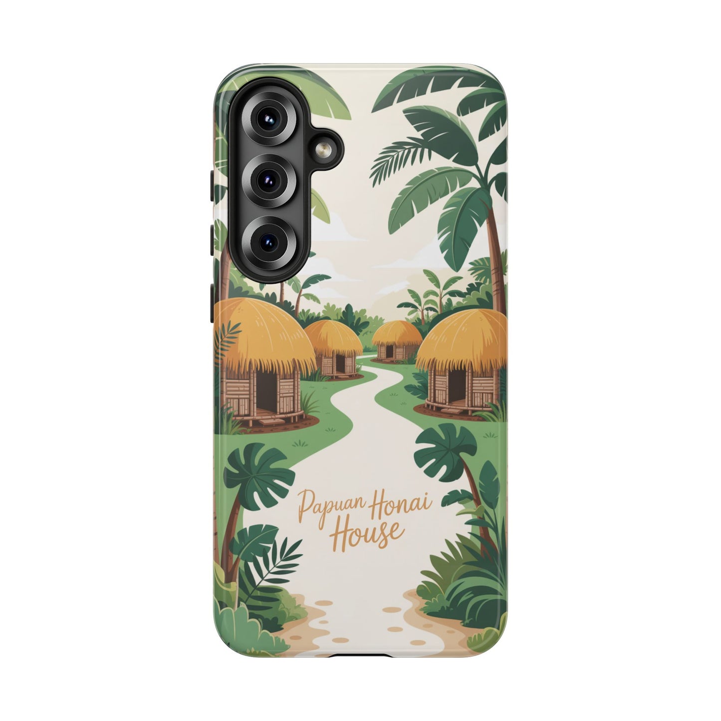 Papuan Honai House Design - 2 - Phone Case