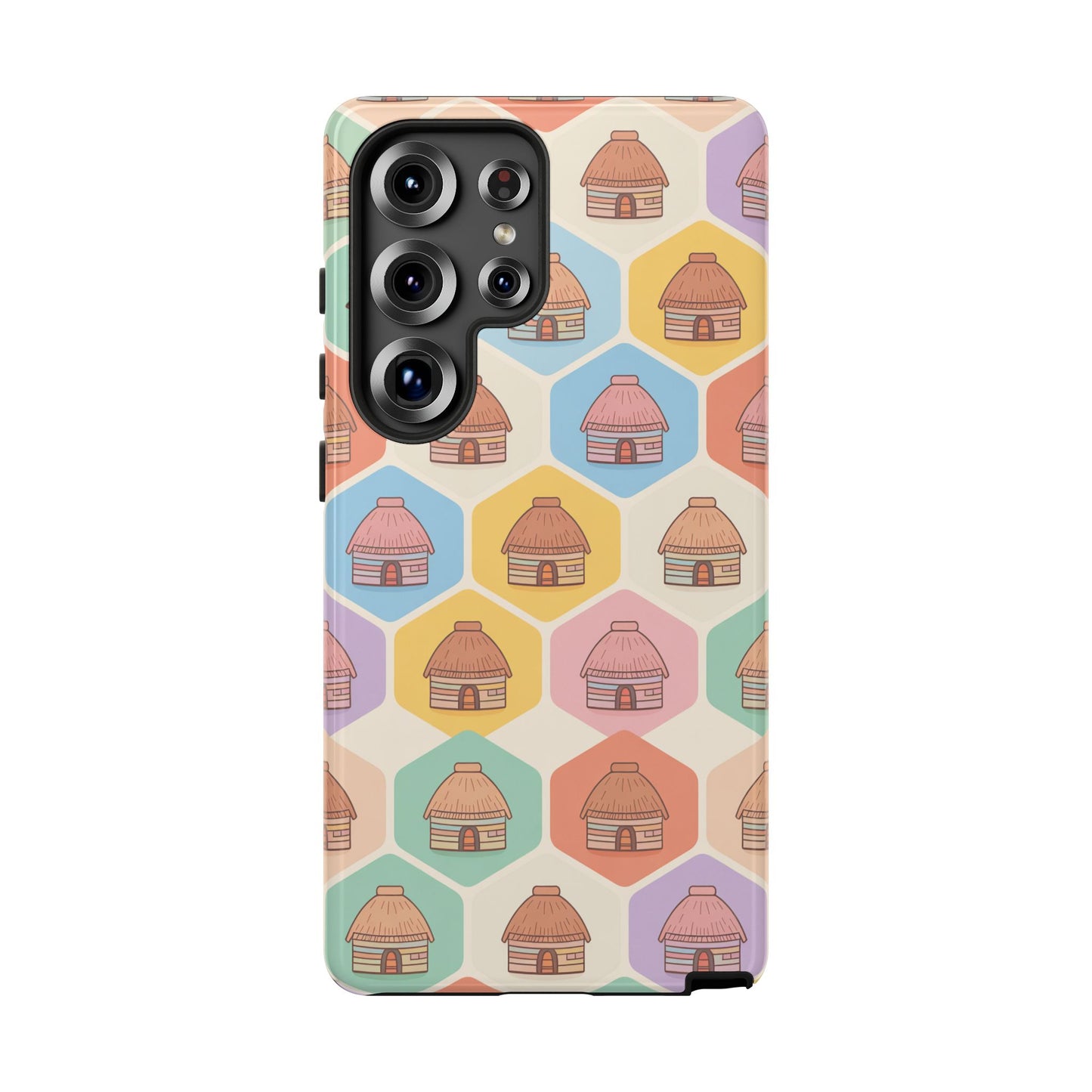 Honai Houses Pattern - Phone Cases