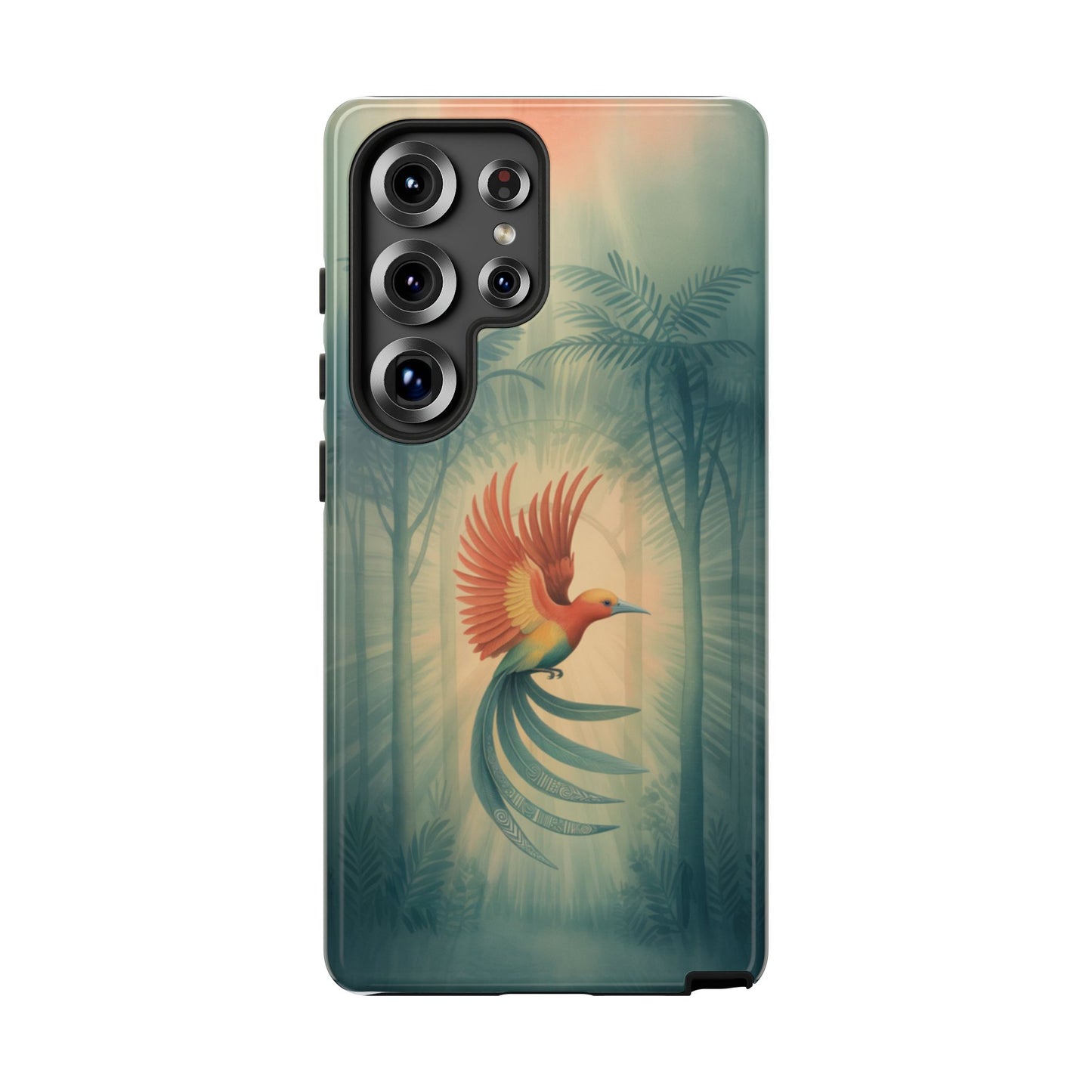 Bird Of Paradise Retro - Phone Case
