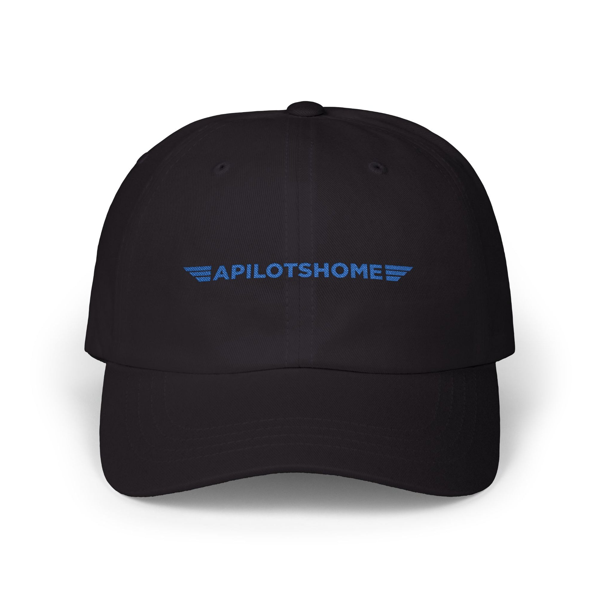 Pilot's Home Classic Dad Cap — Embroidered Aviation Dad Hat