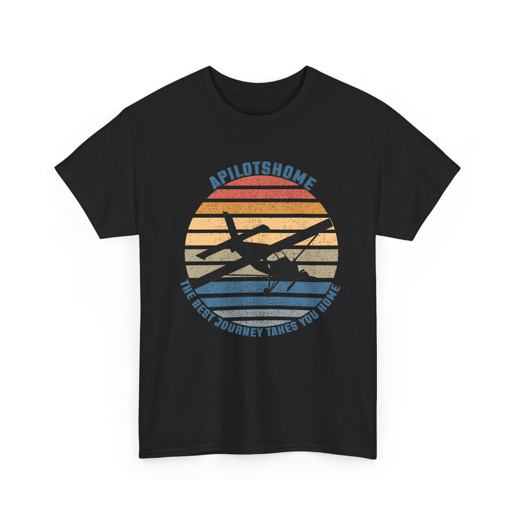 (UK) APilotsHome - The Best Journey Takes You Home I Available in Multiple Colors & Sizes I Unisex Pilot Tee
