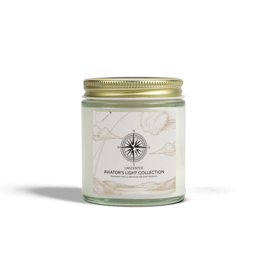 Unscented Candle – Pure Light & Peaceful Ambiance