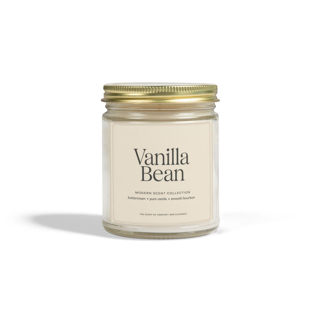 Vanilla Bean Scented Candle – Cozy Layers of Vanilla & Cake