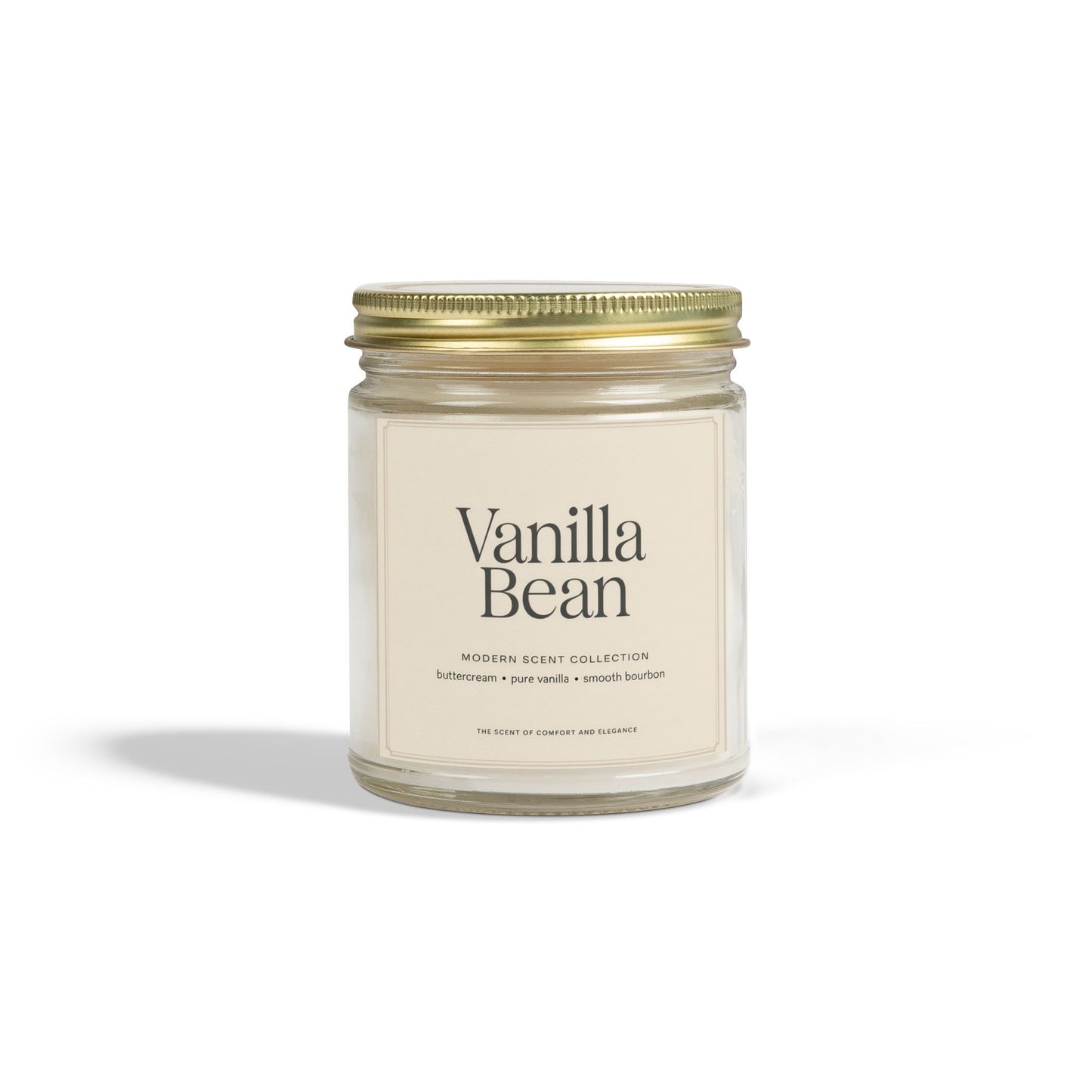 Vanilla Bean Scented Candle – Cozy Layers of Vanilla & Cake
