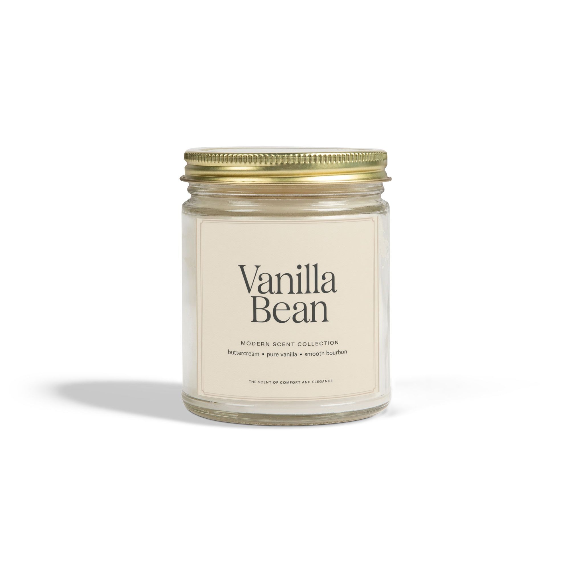 Vanilla Bean Scented Candle – Cozy Layers of Vanilla & Cake