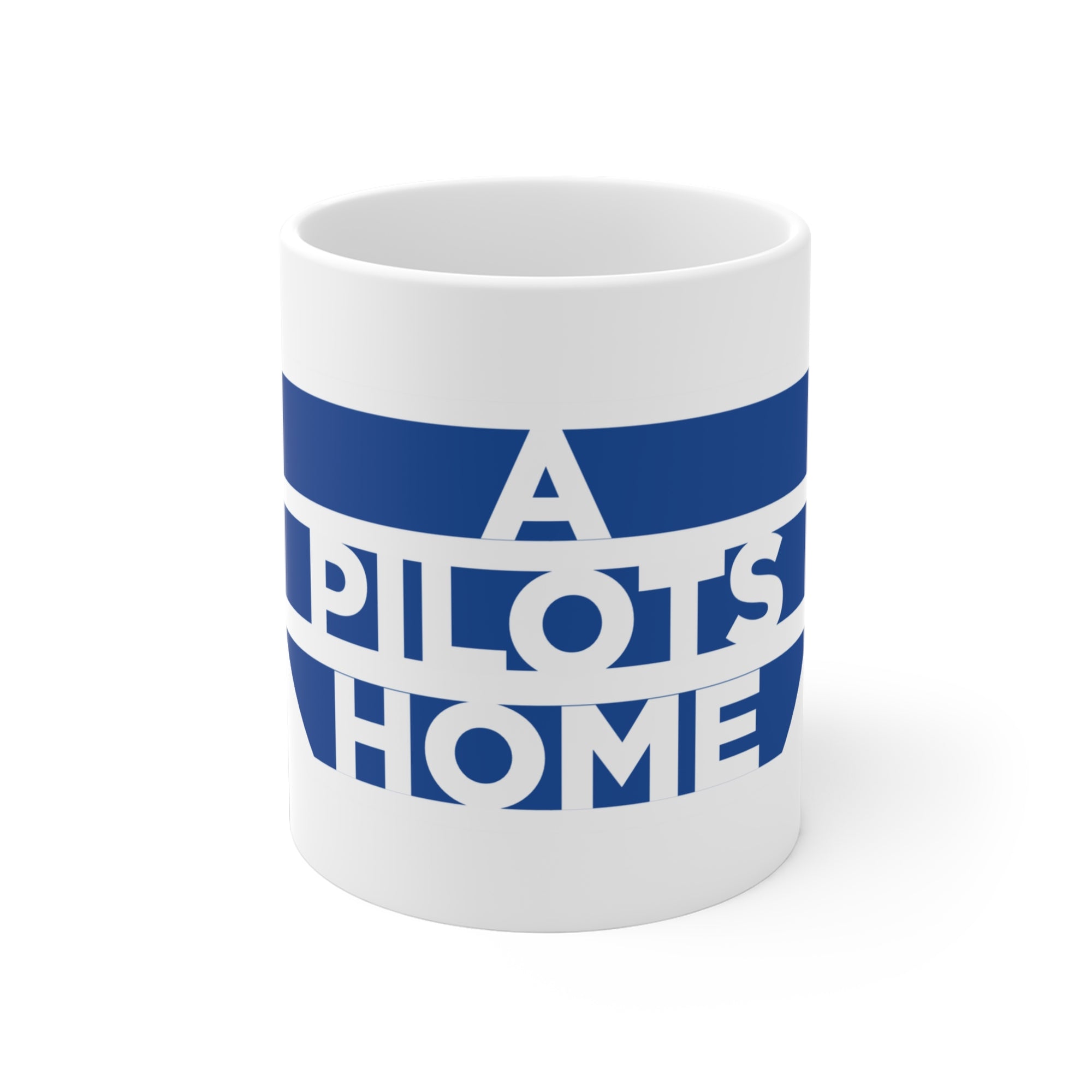(CA) A Pilots Home - White Coffee Mug