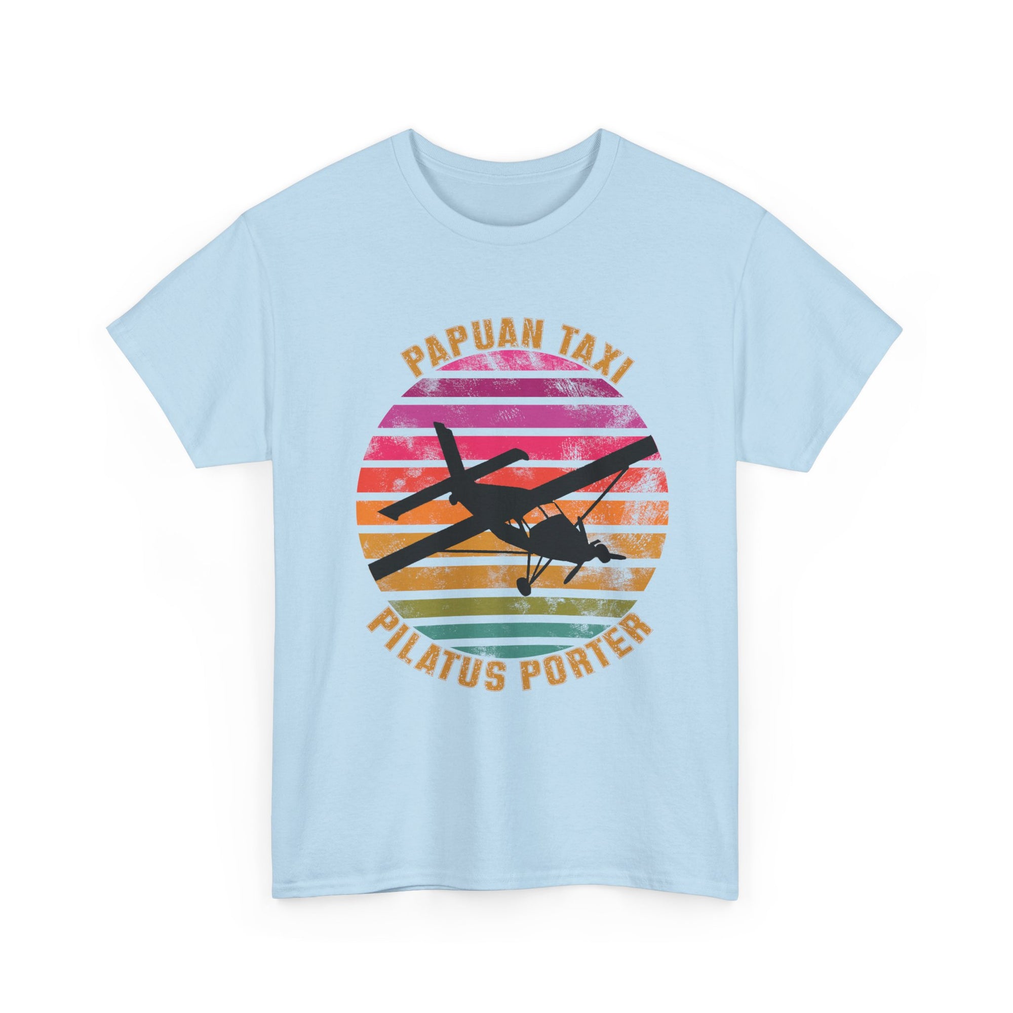 (AU & NZ) "Tropical Horizon" I Papuan Taxi Retro Sun T-Shirt I Available in Multiple Colors & Sizes I Unisex Tee