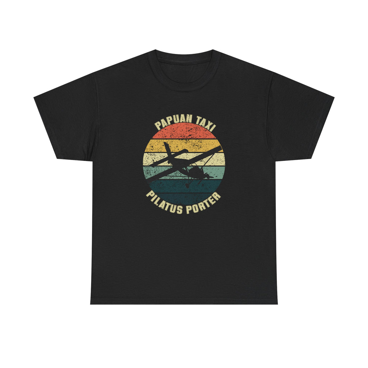 (CANADA) "Jungle Horizon" I Papuan Taxi Retro Sun T-Shirt I Available in Multiple Colors & Sizes I Unisex Tee
