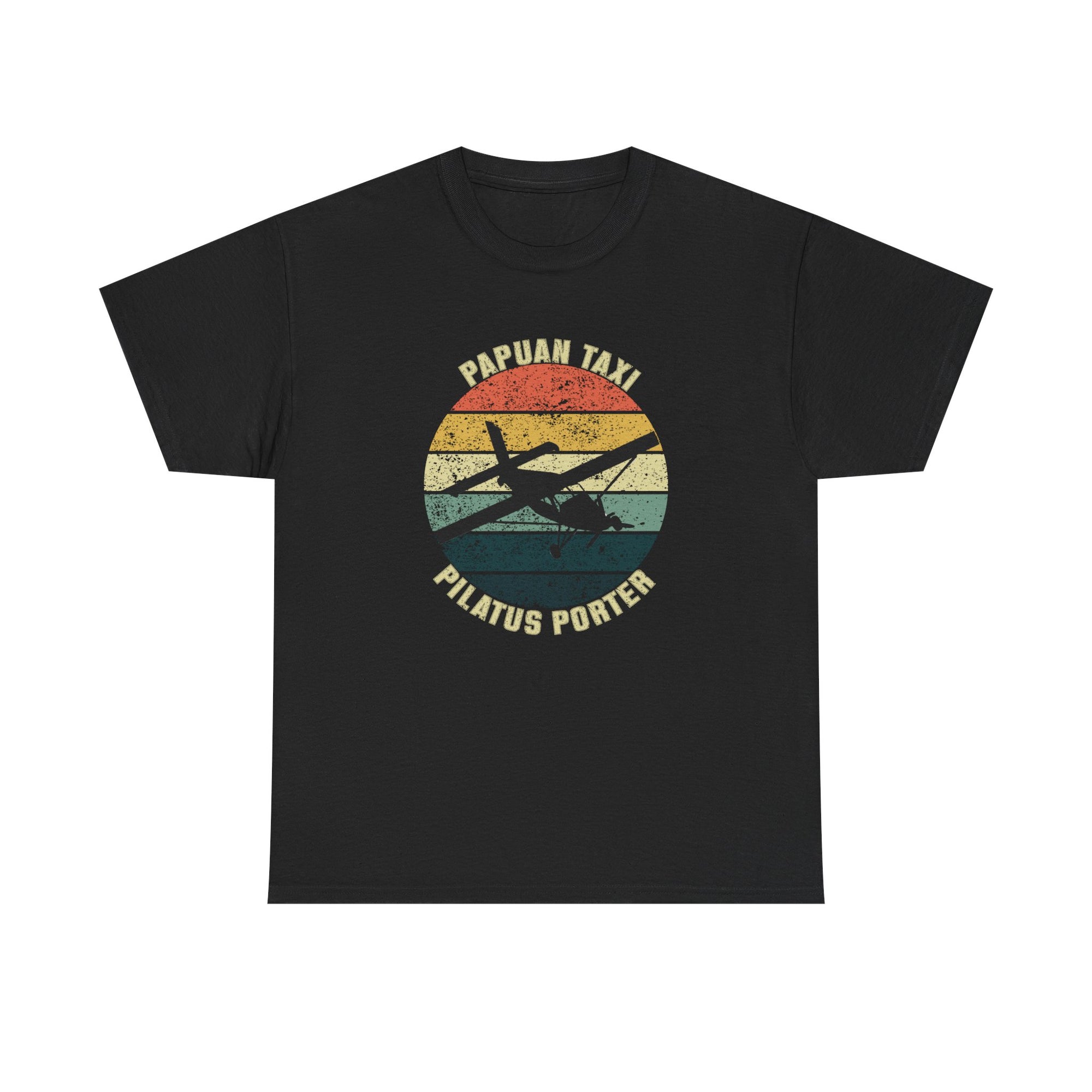 (CANADA) "Jungle Horizon" I Papuan Taxi Retro Sun T-Shirt I Available in Multiple Colors & Sizes I Unisex Tee