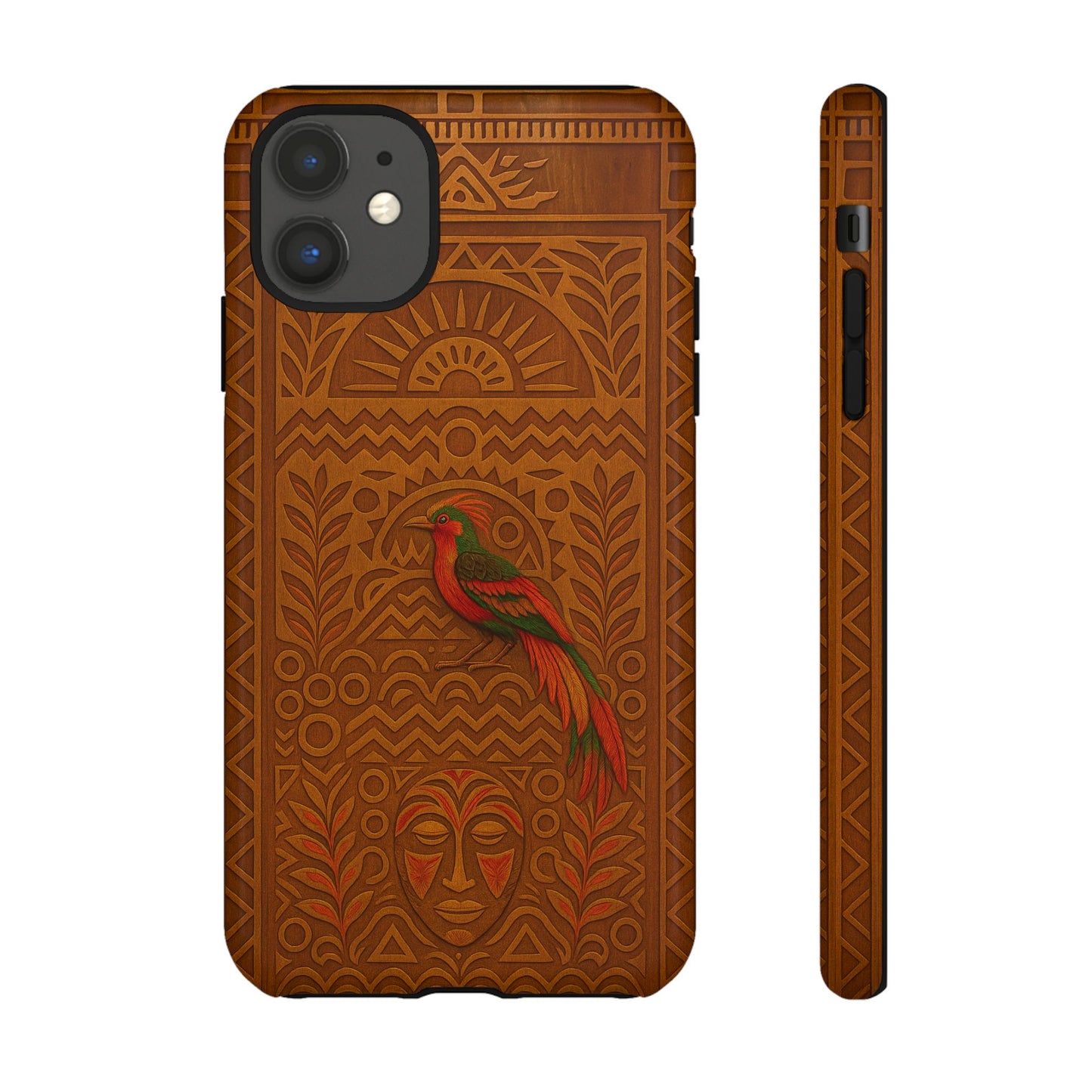 Phone Case - Raggiana and Traditional Mask Tough Case