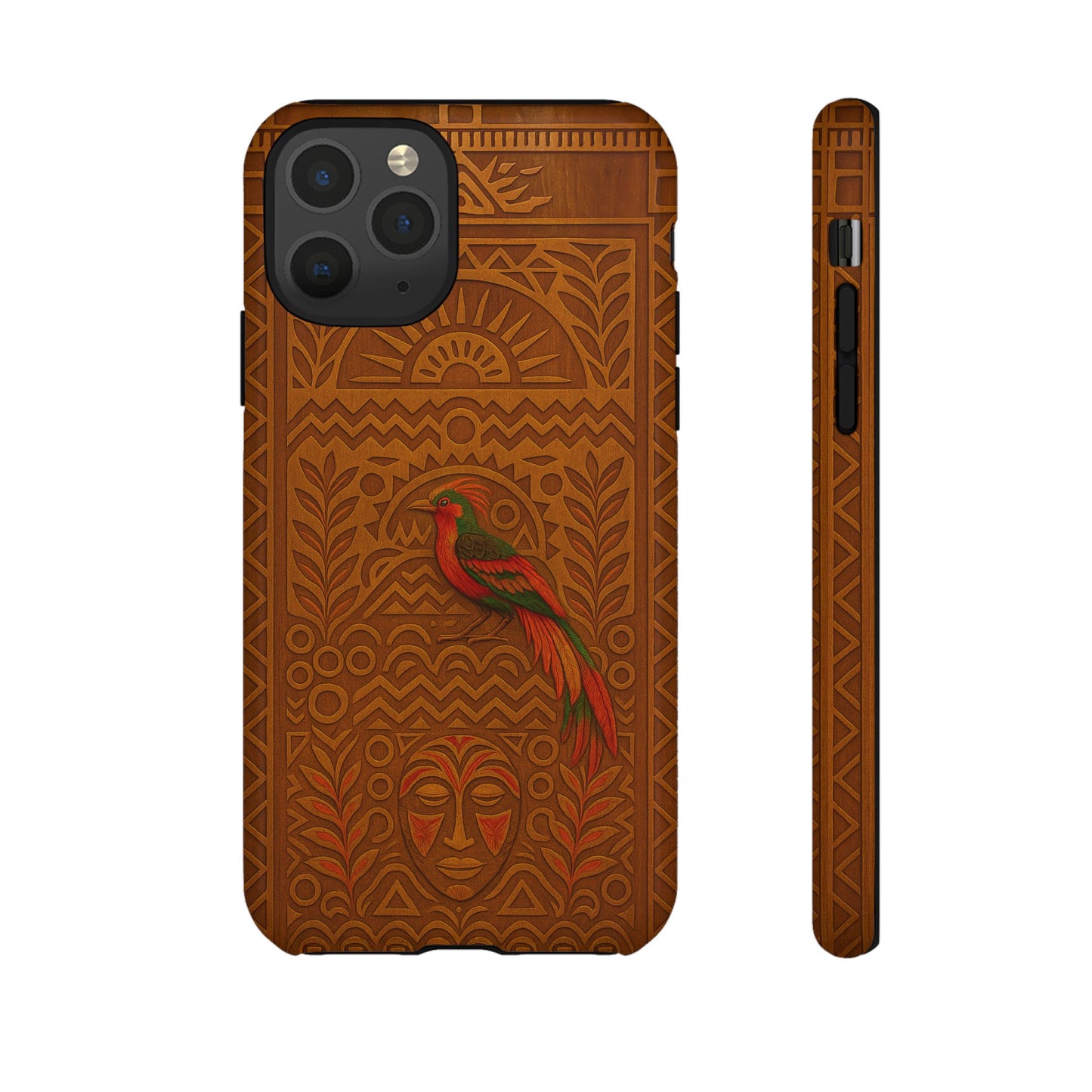 Phone Case - Raggiana and Traditional Mask Tough Case