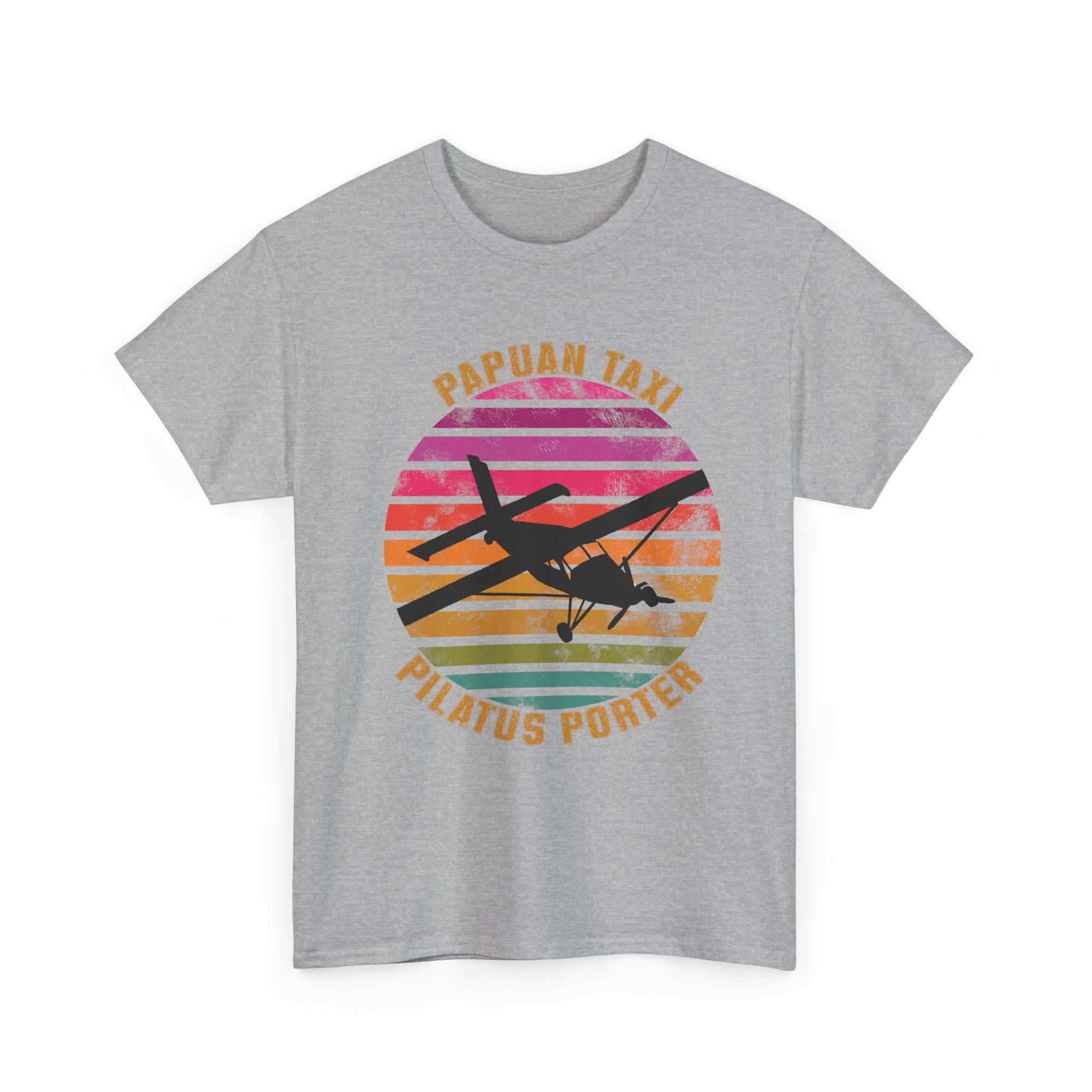 (AU & NZ) "Tropical Horizon" I Papuan Taxi Retro Sun T-Shirt I Available in Multiple Colors & Sizes I Unisex Tee