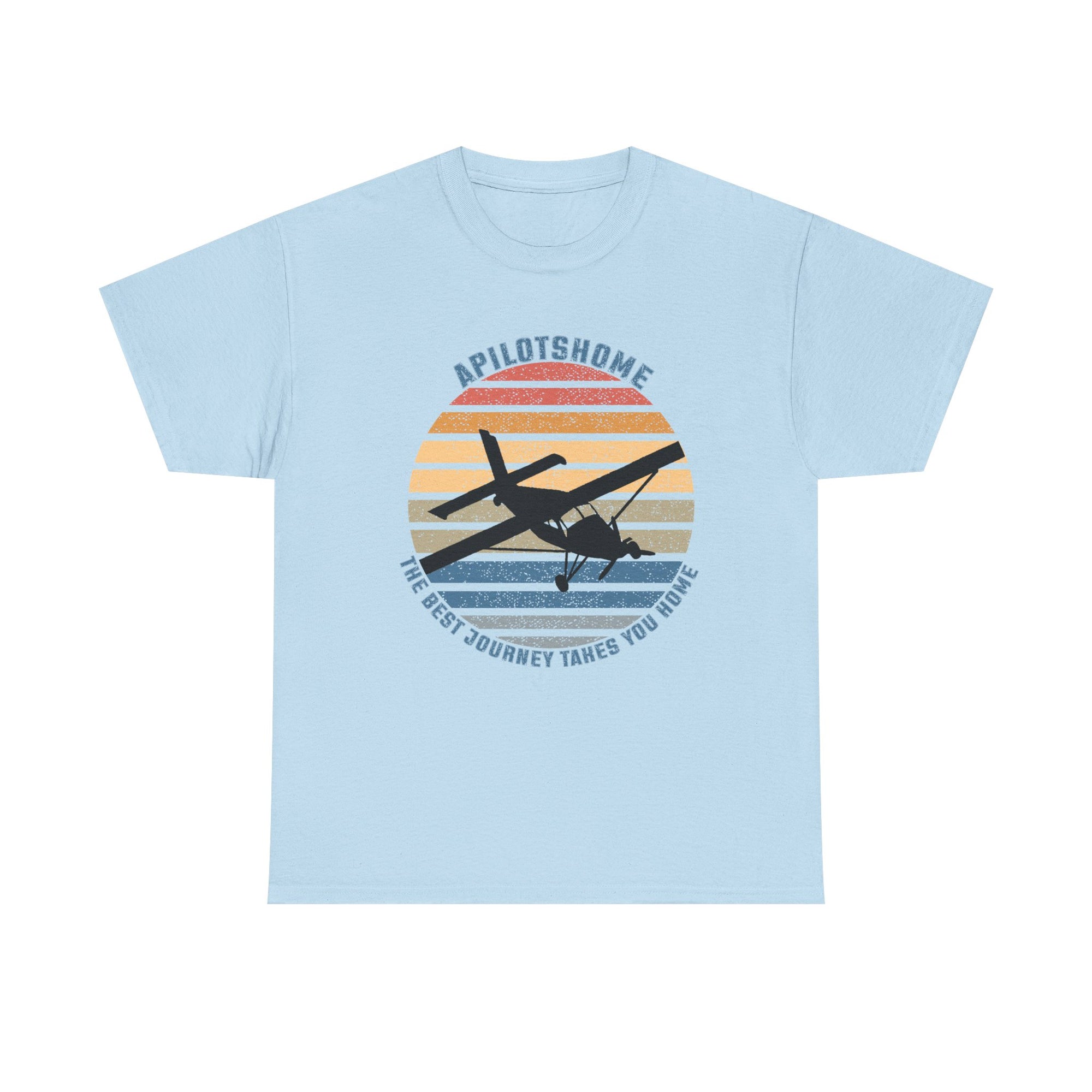 (UK) APilotsHome - The Best Journey Takes You Home I Available in Multiple Colors & Sizes I Unisex Pilot Tee