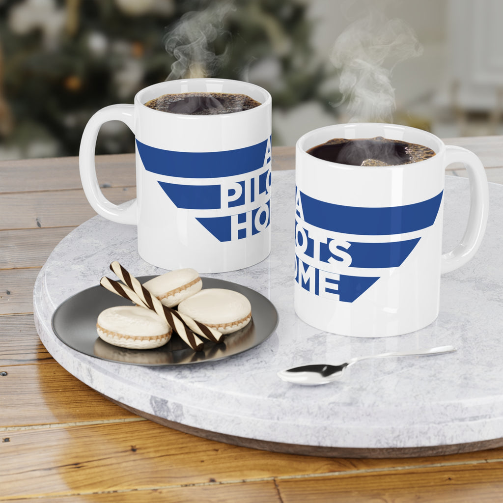 (CA) A Pilots Home - White Coffee Mug