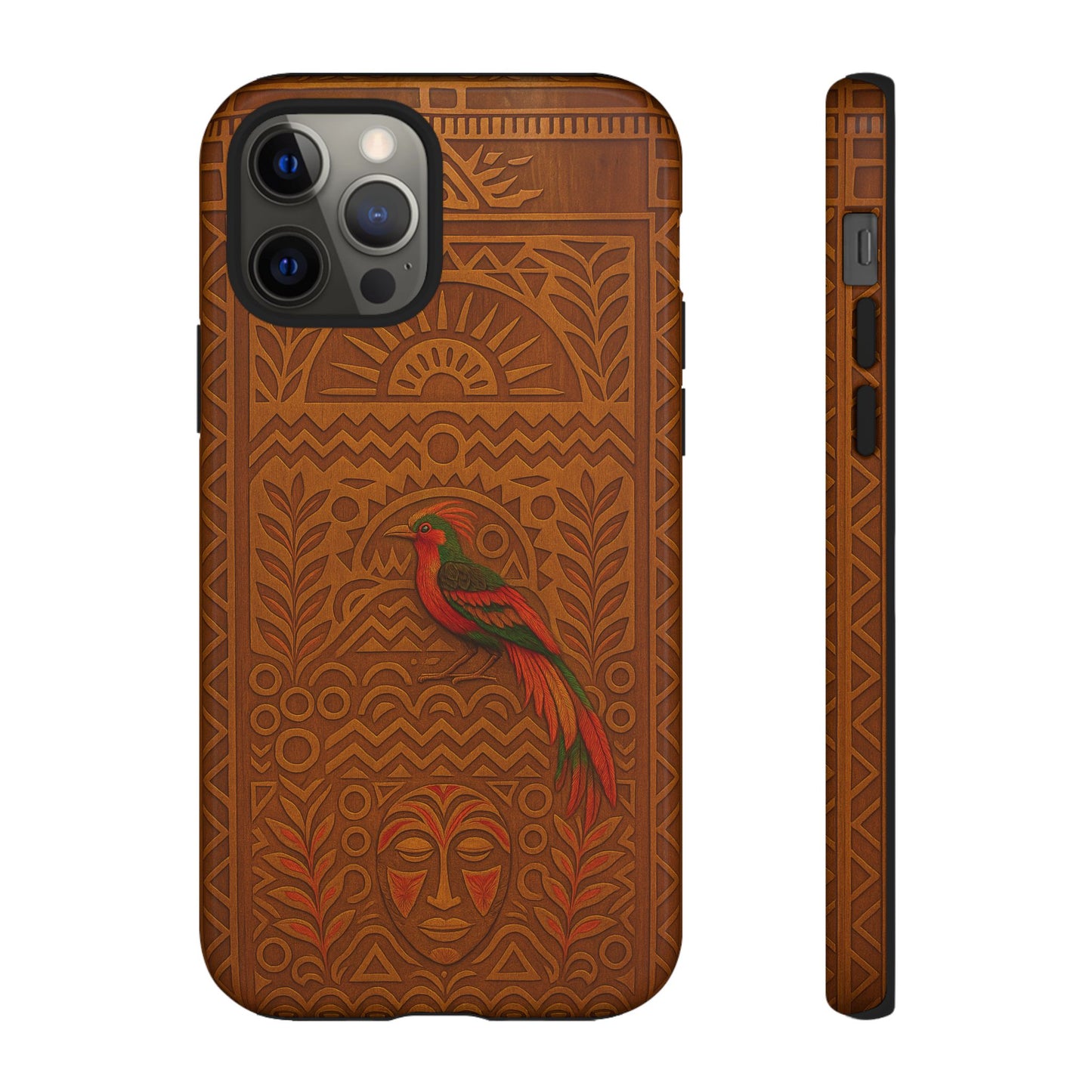 Phone Case - Raggiana and Traditional Mask Tough Case