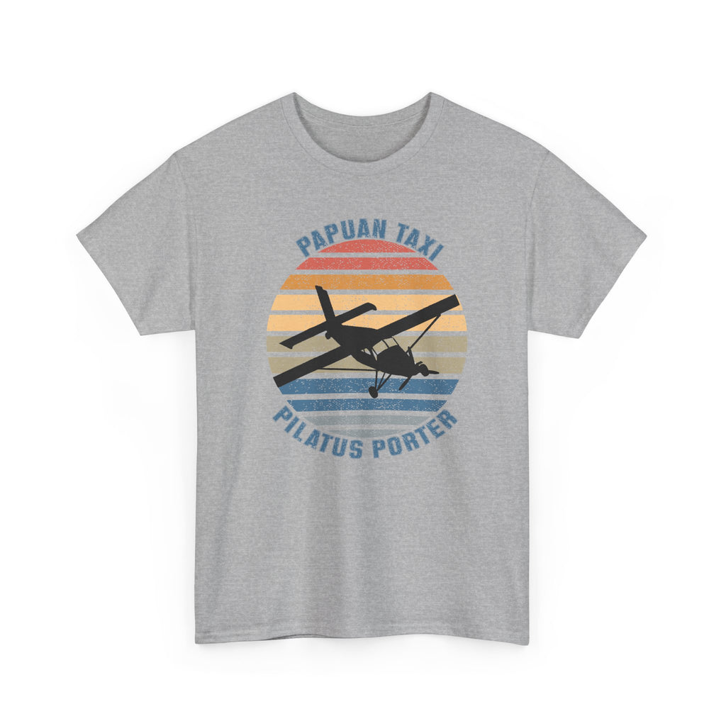 (EU & EFTA) "Golden Sky" I Papuan Taxi Retro Sun T-Shirt I Available in Multiple Colors & Sizes I Unisex Tee