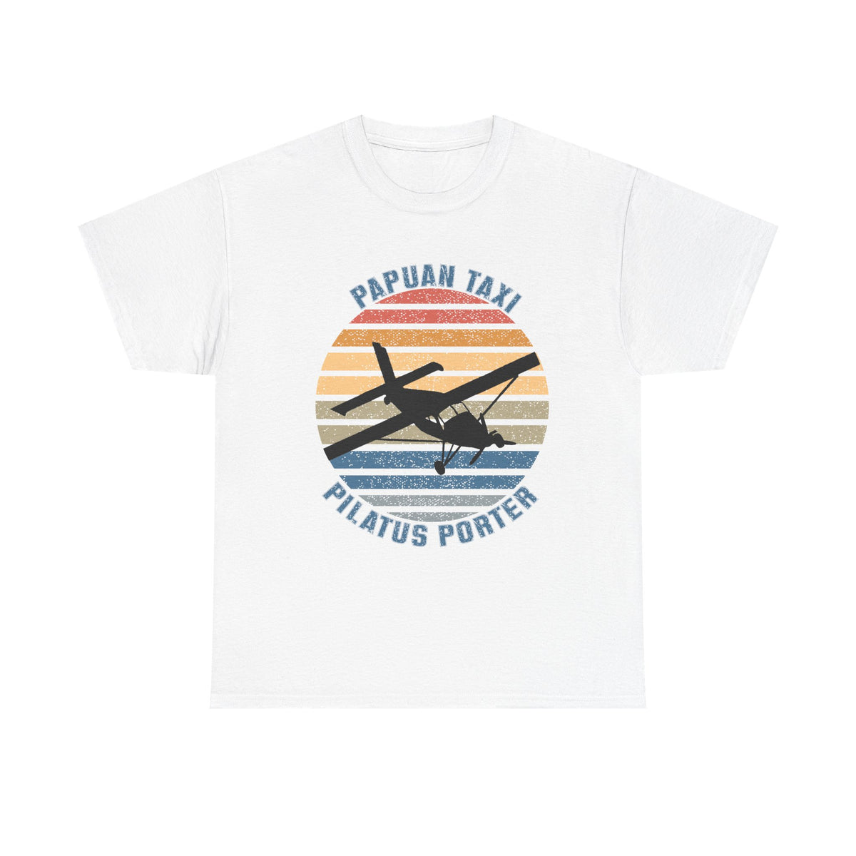 (AU & NZ) "Golden Sky" I Papuan Taxi Retro Sun T-Shirt I Available in Multiple Colors & Sizes I Unisex Tee