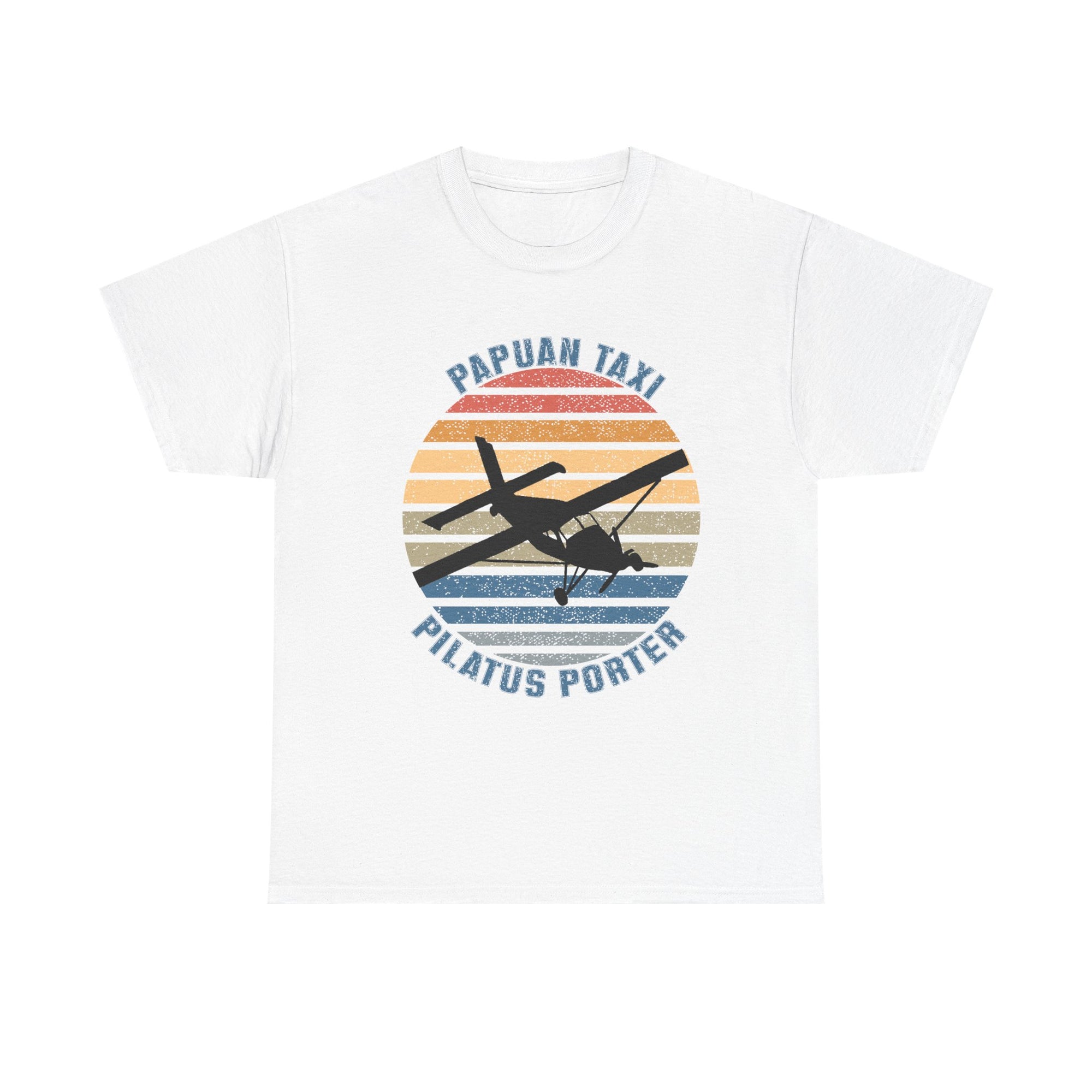 (AU & NZ) "Golden Sky" I Papuan Taxi Retro Sun T-Shirt I Available in Multiple Colors & Sizes I Unisex Tee