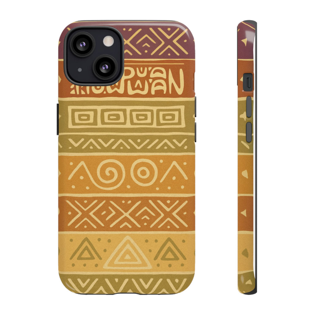 Soft Tribal Design, Papuan Culture - Phone Case