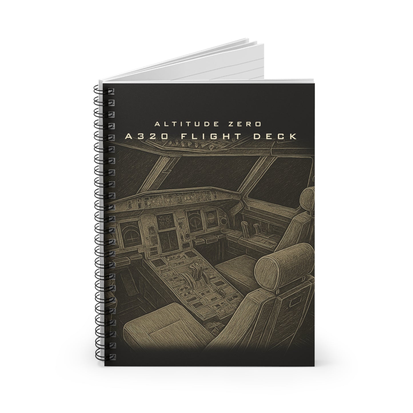 Altitude Zero – A320 Flight Deck Notebook for Pilots & Aviation Enthusiasts