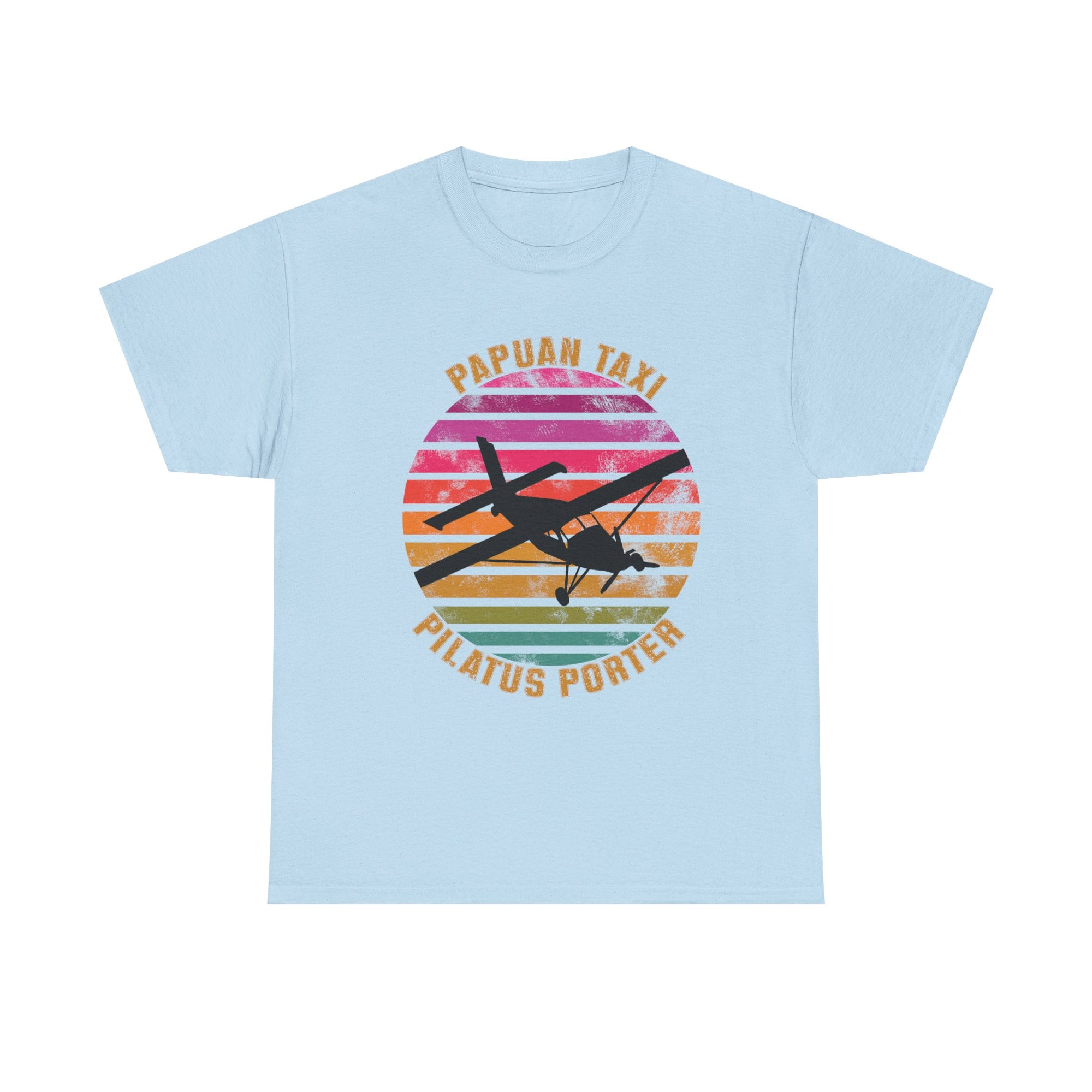 (AU & NZ) "Tropical Horizon" I Papuan Taxi Retro Sun T-Shirt I Available in Multiple Colors & Sizes I Unisex Tee