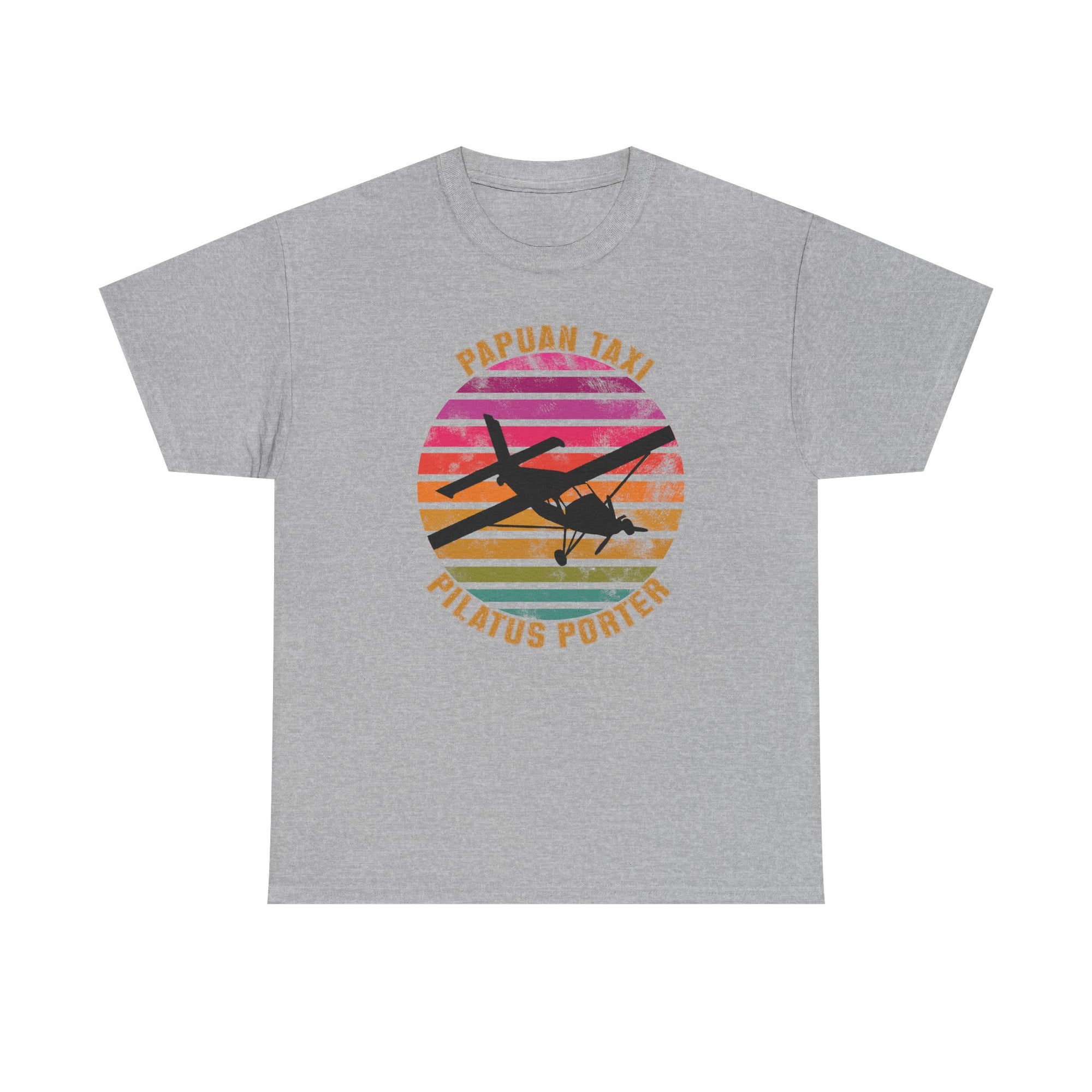 (EU & EFTA) "Tropical Horizon" I Papuan Taxi Retro Sun T-Shirt I Available in Multiple Colors & Sizes I Unisex Tee