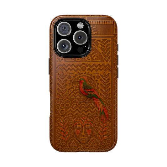 Phone Case - Raggiana and Traditional Mask Tough Case