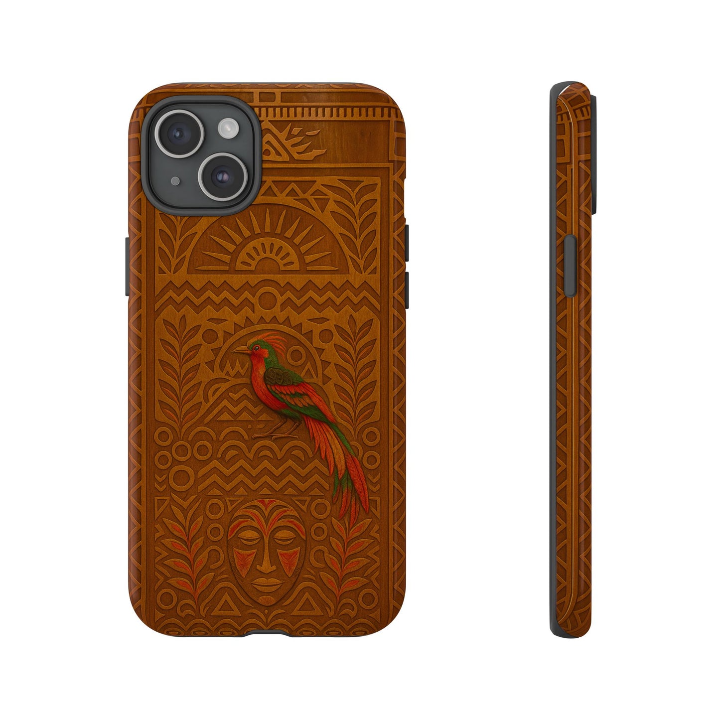 Phone Case - Raggiana and Traditional Mask Tough Case