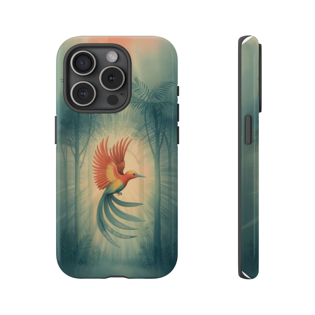 Bird Of Paradise Retro - Phone Case