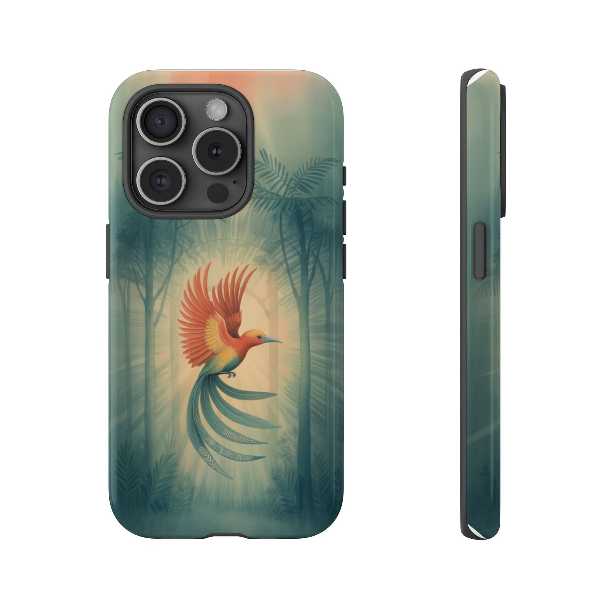Bird Of Paradise Retro - Phone Case