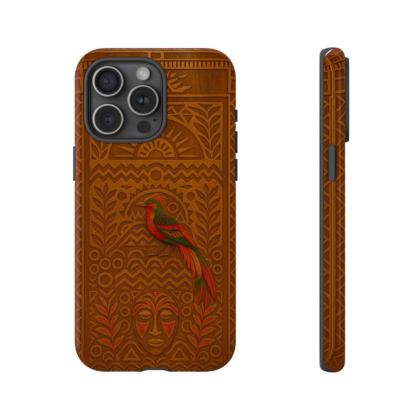 Phone Case - Raggiana and Traditional Mask Tough Case
