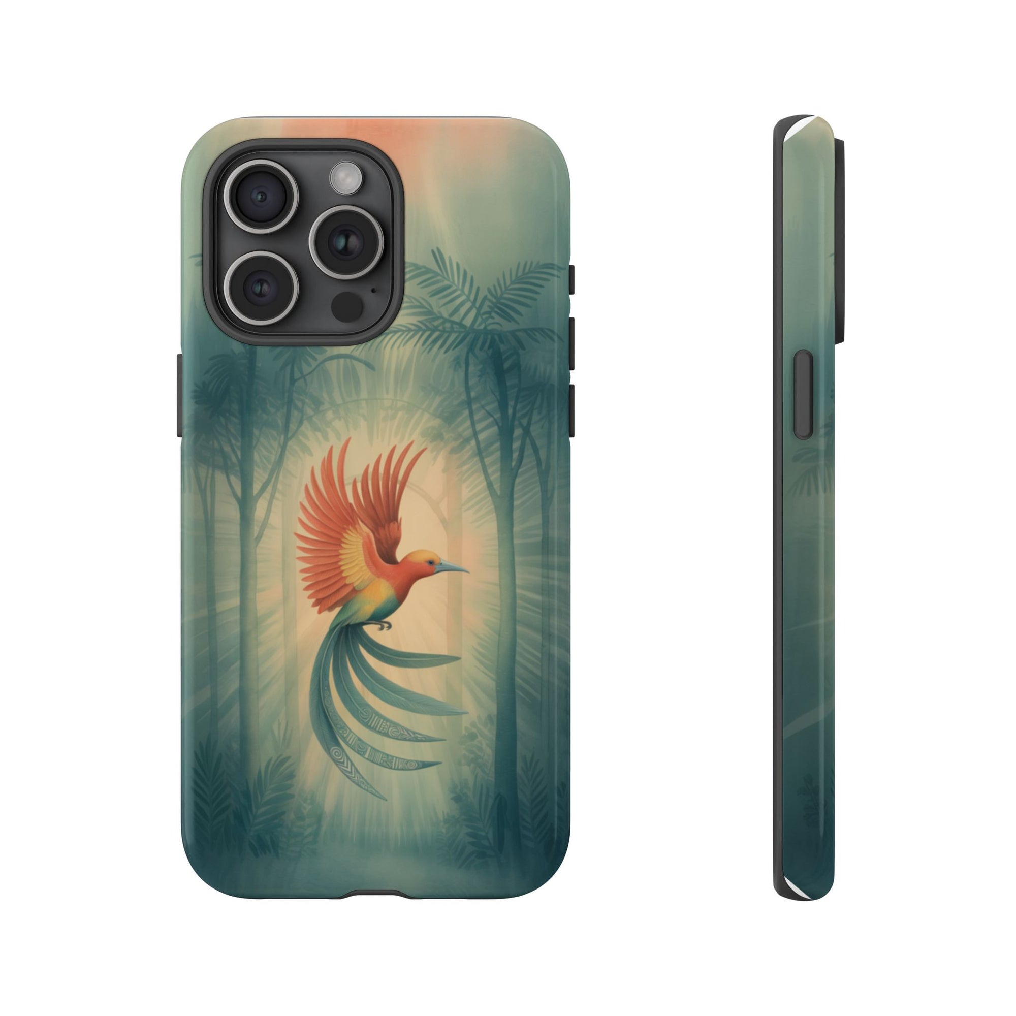 Bird Of Paradise Retro - Phone Case