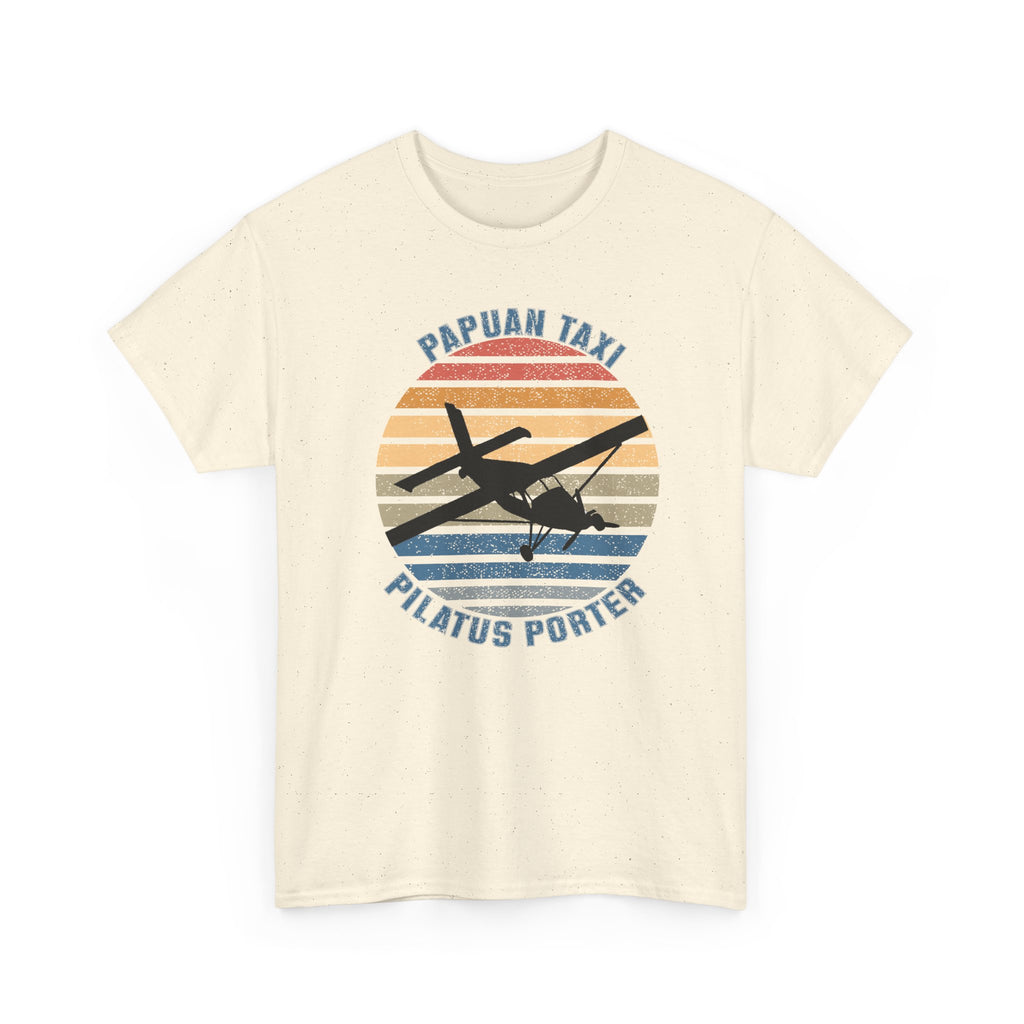 (EU & EFTA) "Golden Sky" I Papuan Taxi Retro Sun T-Shirt I Available in Multiple Colors & Sizes I Unisex Tee