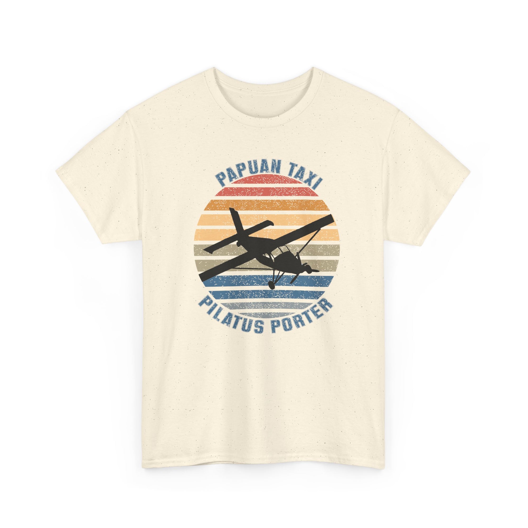 (EU & EFTA) "Golden Sky" I Papuan Taxi Retro Sun T-Shirt I Available in Multiple Colors & Sizes I Unisex Tee