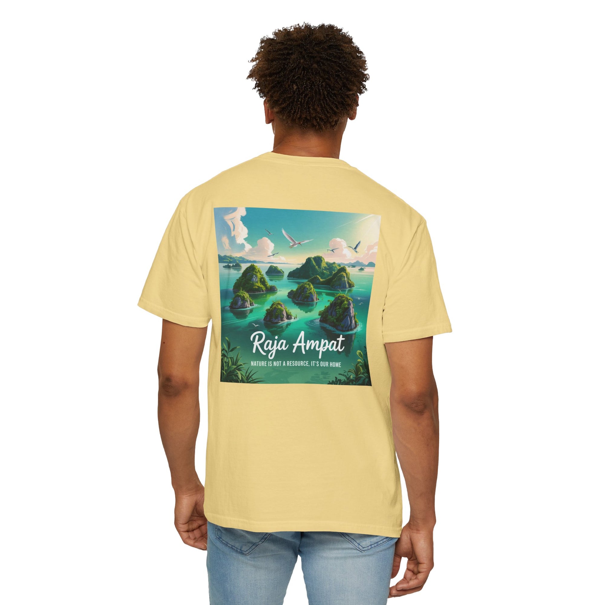 Raja Ampat Wild Beauty T-Shirt – Yellow & Island Reef